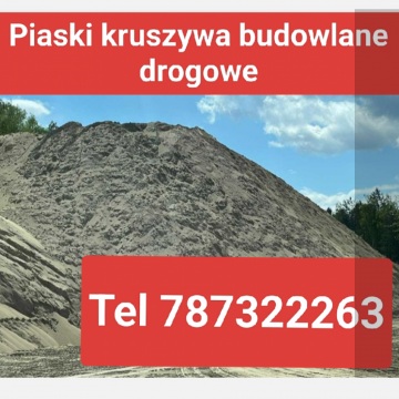 Og�oszenie - Sprzeda� piasek kruszywa Rzeszòw S�ocina tel787322263